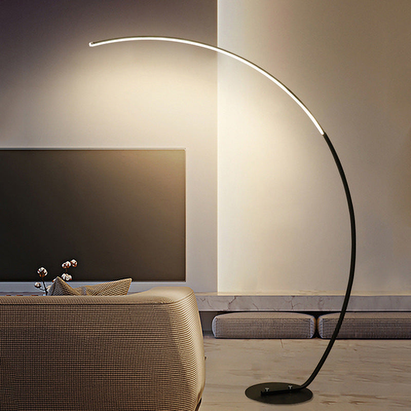 Lampadaire LED Noir Moderne Ardorus pour la Maison