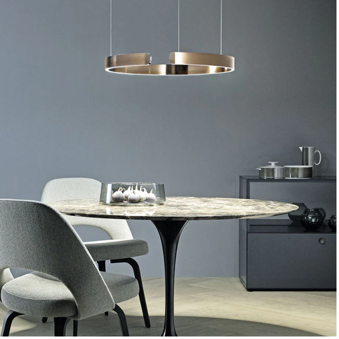 Lustre LED Circulaire Moderne - HaloRing
