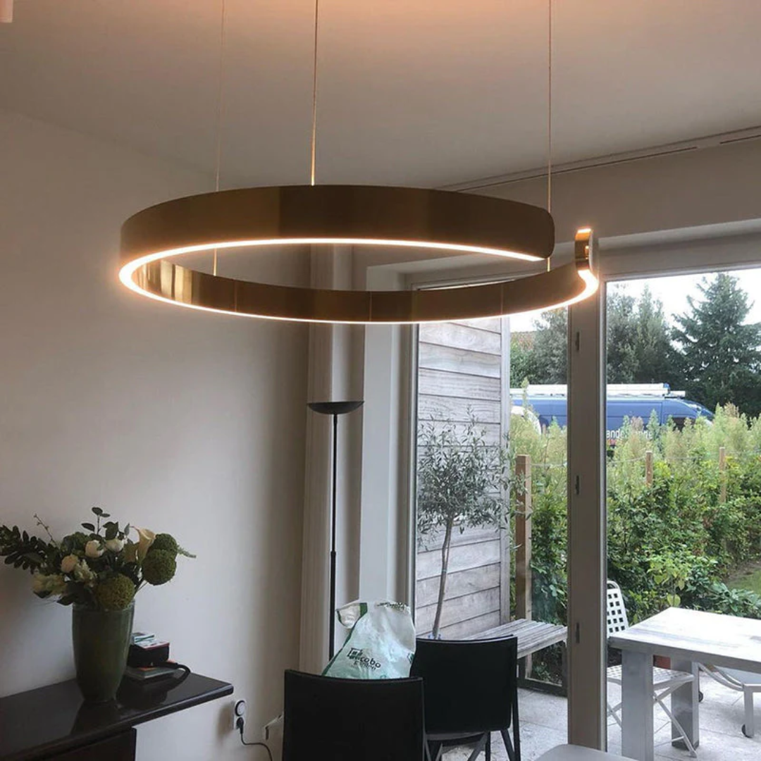 Lustre LED Circulaire Moderne - HaloRing