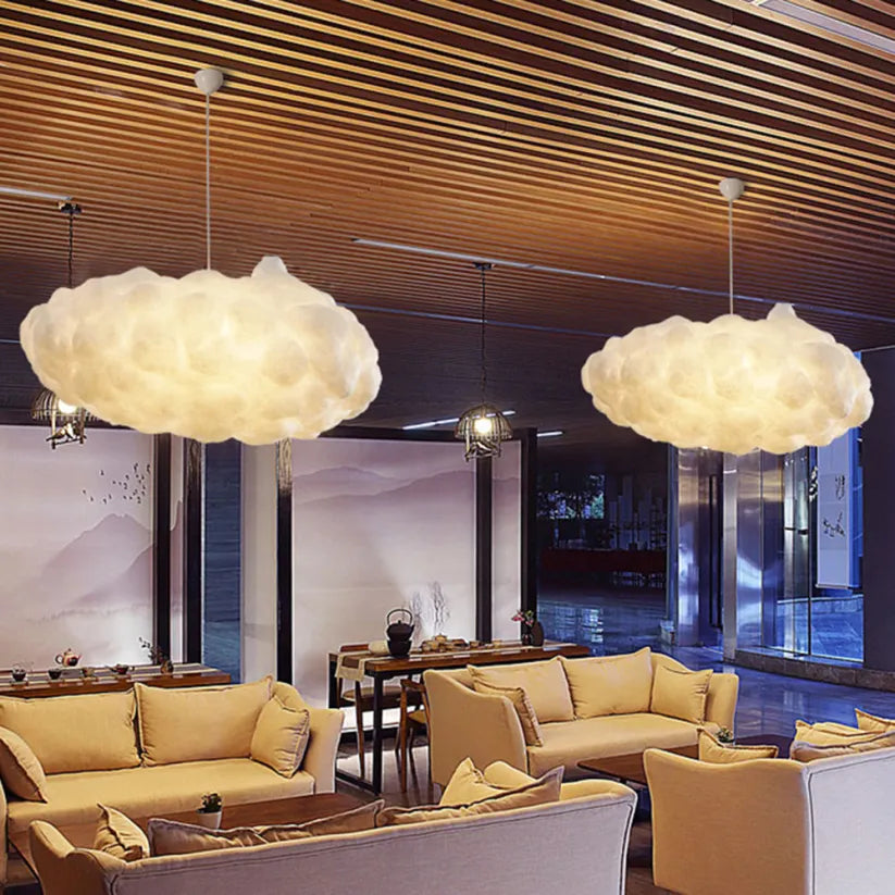 Lustre Moderne Inspiré par les Nuages pour Espaces Élégants