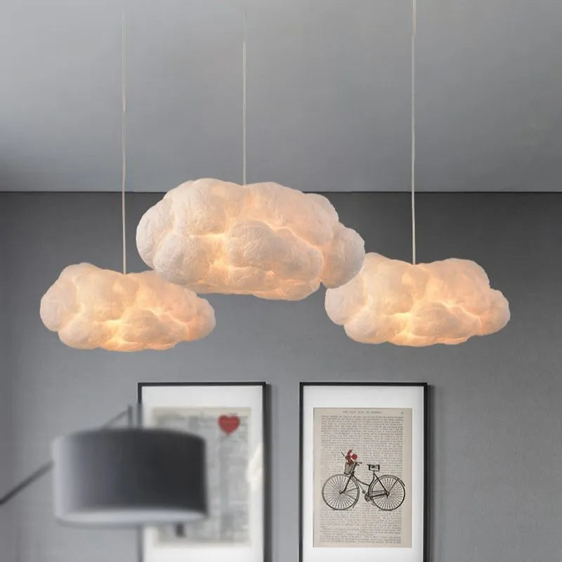 Lustre Moderne Inspiré par les Nuages pour Espaces Élégants