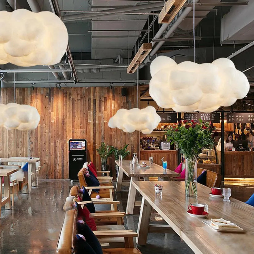 Lustre Moderne Inspiré par les Nuages pour Espaces Élégants