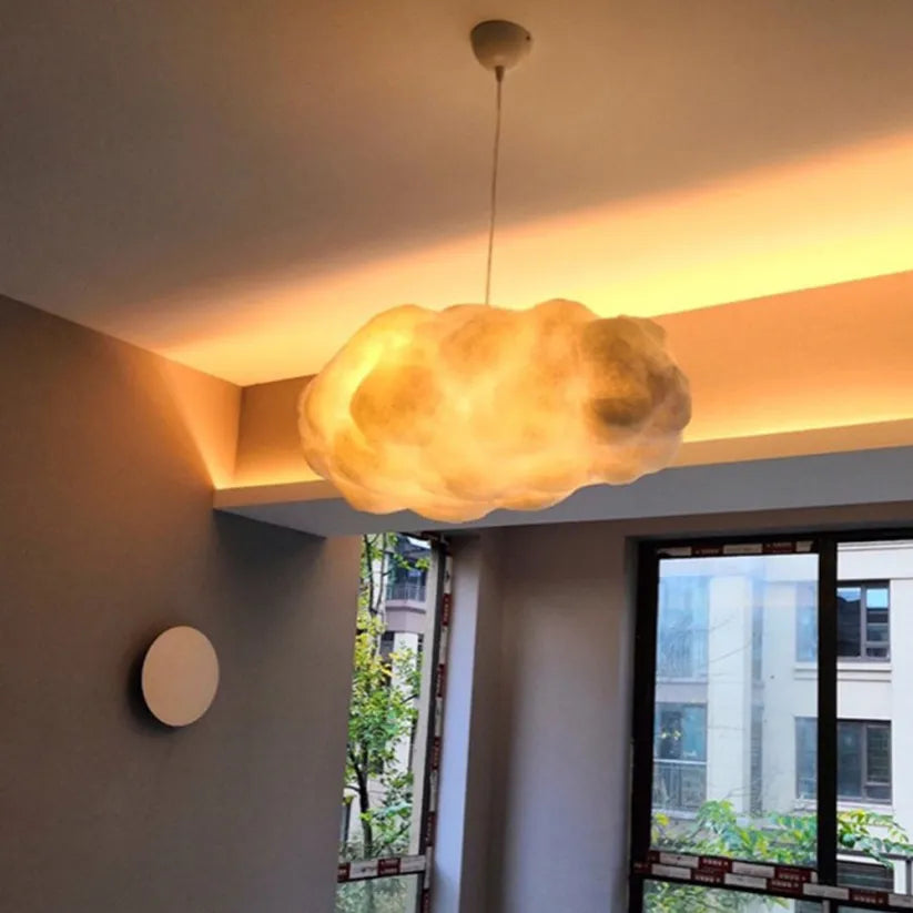 Lustre Moderne Inspiré par les Nuages pour Espaces Élégants