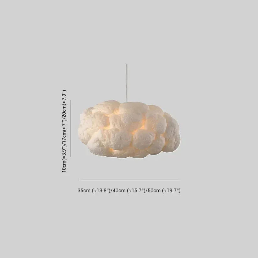 Lustre Moderne Inspiré par les Nuages pour Espaces Élégants