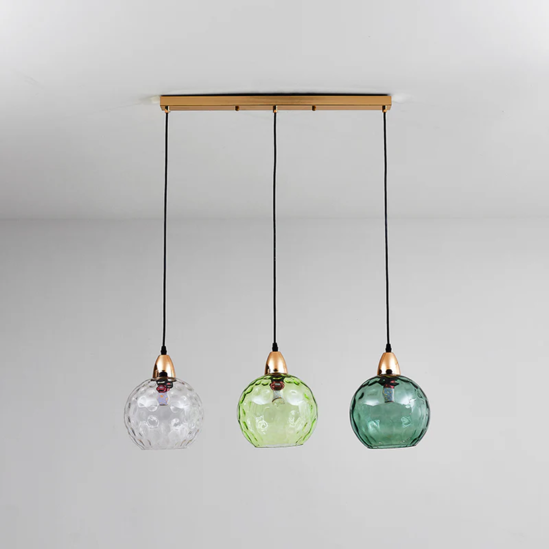 Lustre Cluster Moderne avec 3 Lampes - Cascade