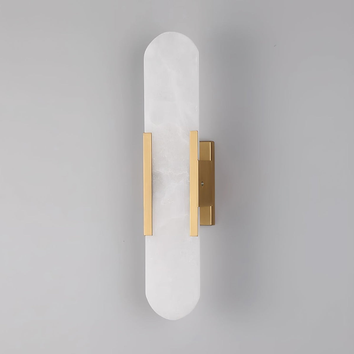 Applique Murale Élégante en Albâtre Allongée – Éclairage Chic Moderne