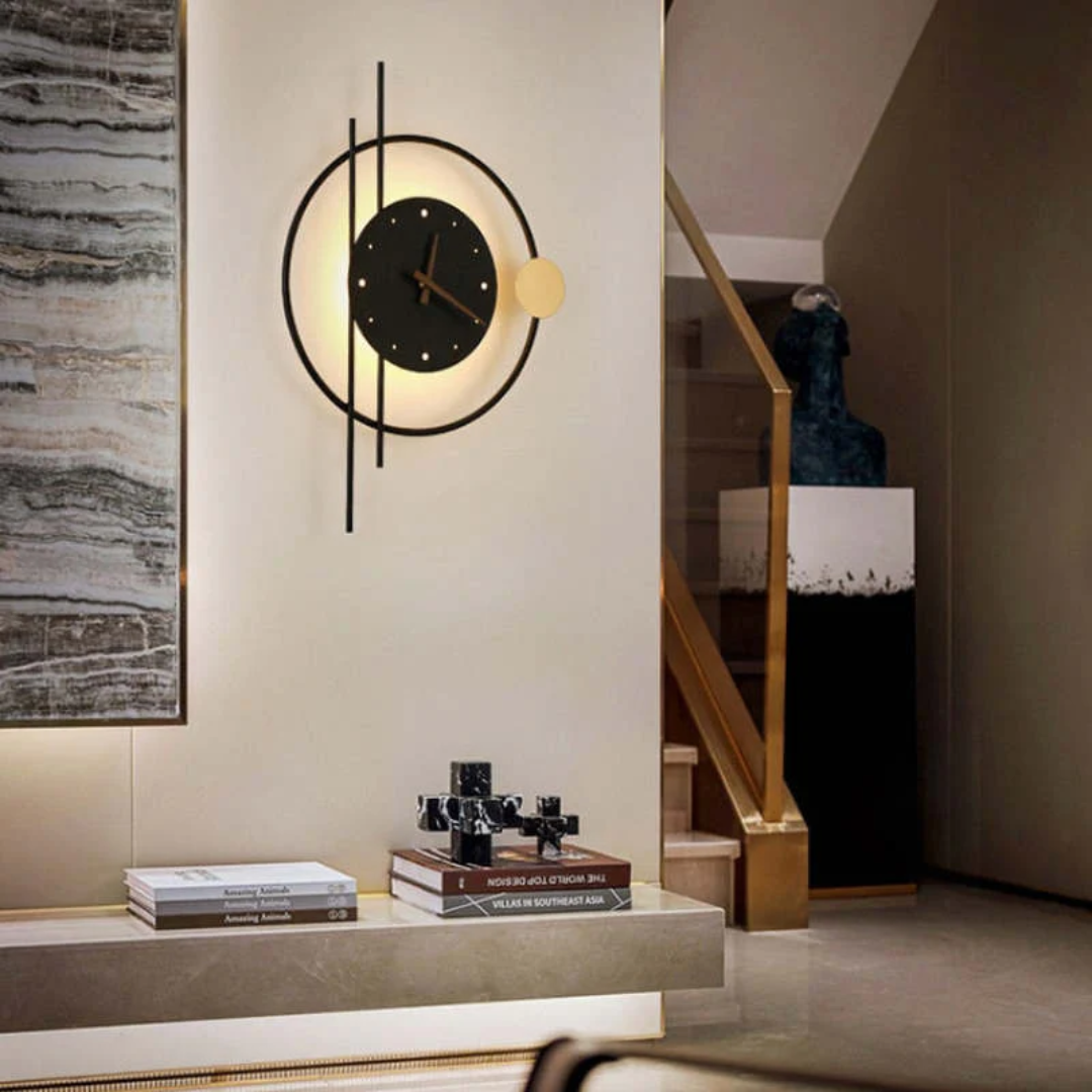 Horloge murale LED moderne - Chronos