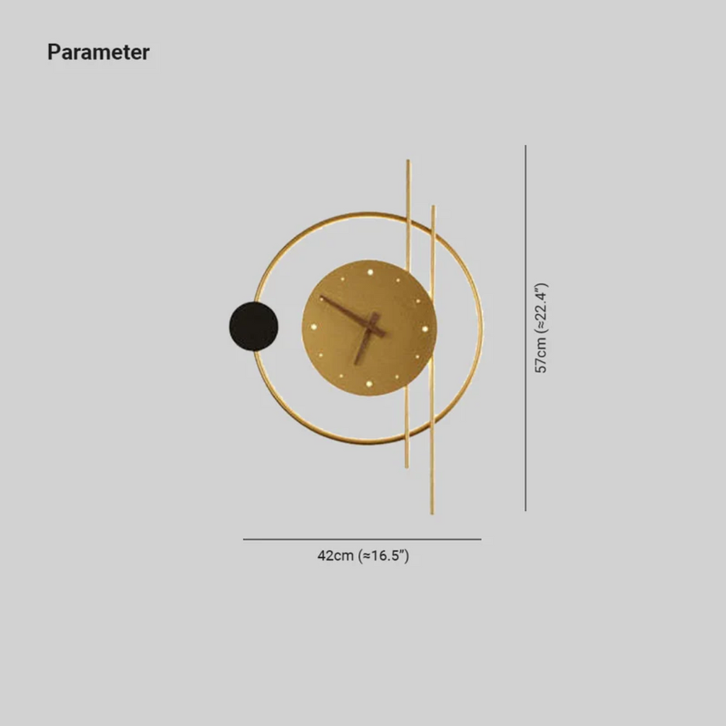 Horloge murale LED moderne - Chronos