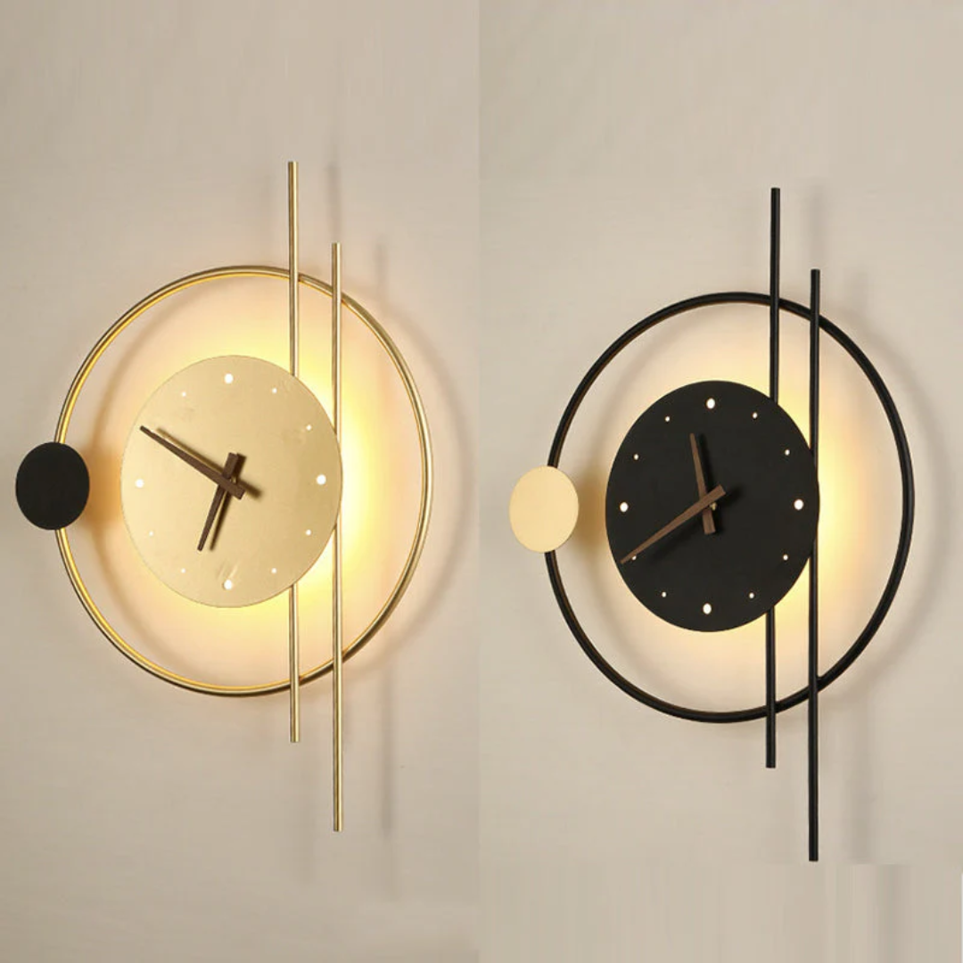 Horloge murale LED moderne - Chronos