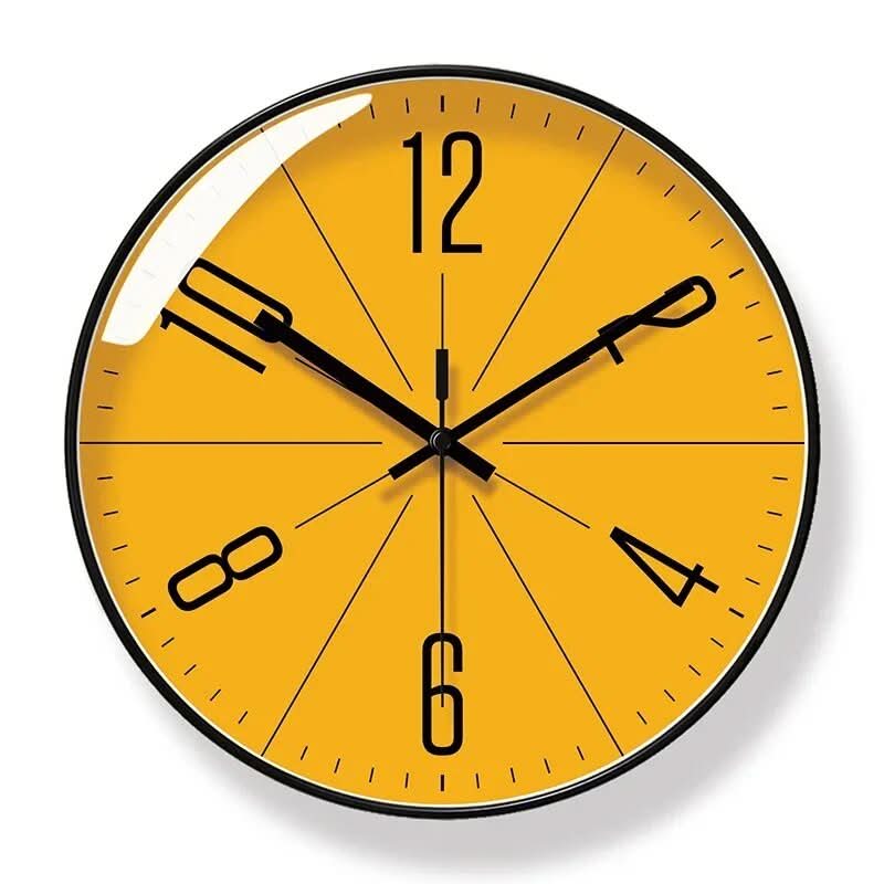 SCANDICLOCK – Horloge murale noire au style nordique – Précise et élégante pour chaque maison