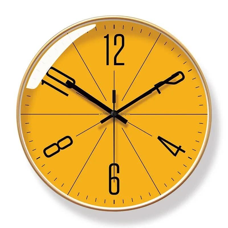 SCANDICLOCK – Horloge murale noire au style nordique – Précise et élégante pour chaque maison