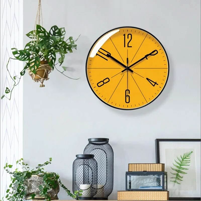 SCANDICLOCK – Horloge murale noire au style nordique – Précise et élégante pour chaque maison