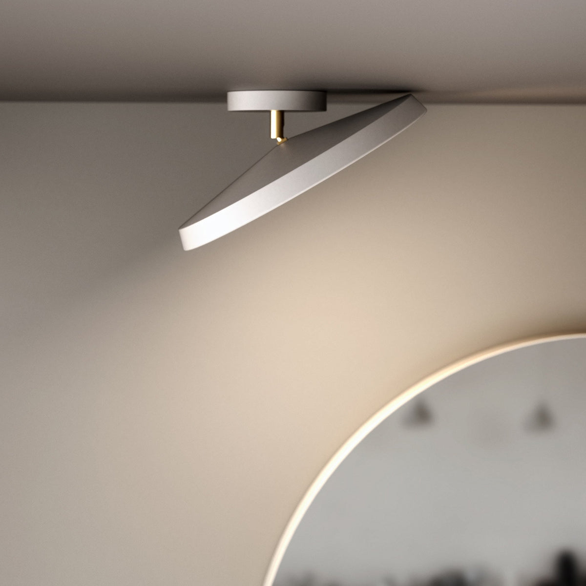 Lumière de Plafond Semi-Encastrée Moderne avec Teintes Ajustables