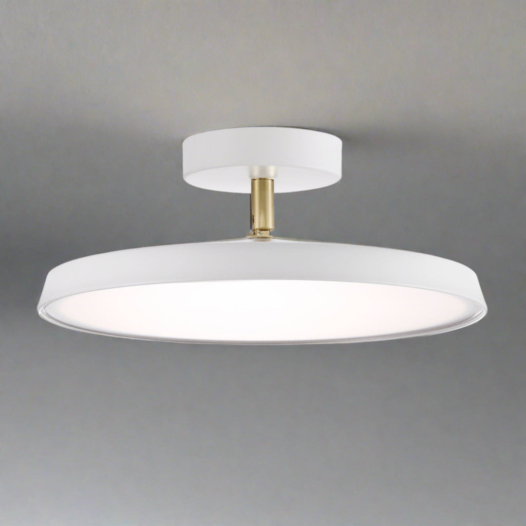 Lumière de Plafond Semi-Encastrée Moderne avec Teintes Ajustables
