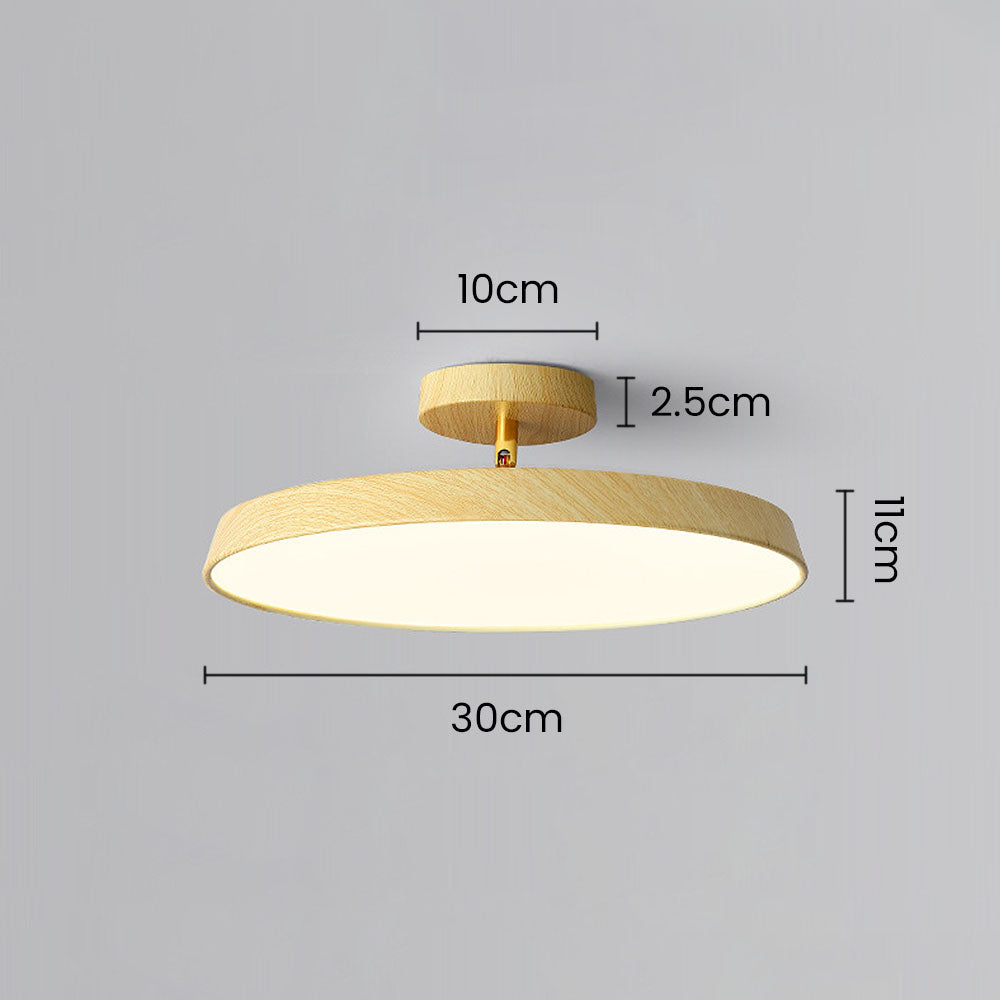 Lumière de Plafond Semi-Encastrée Moderne avec Teintes Ajustables