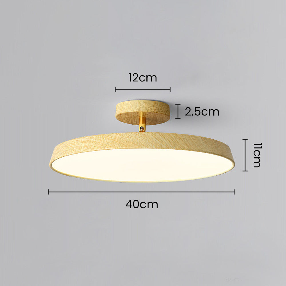 Lumière de Plafond Semi-Encastrée Moderne avec Teintes Ajustables