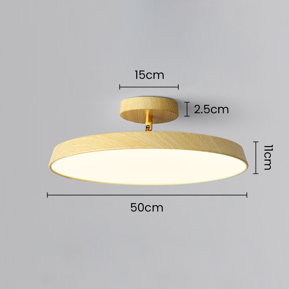 Lumière de Plafond Semi-Encastrée Moderne avec Teintes Ajustables