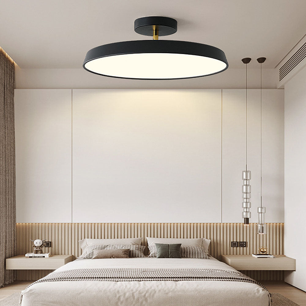 Lumière de Plafond Semi-Encastrée Moderne avec Teintes Ajustables