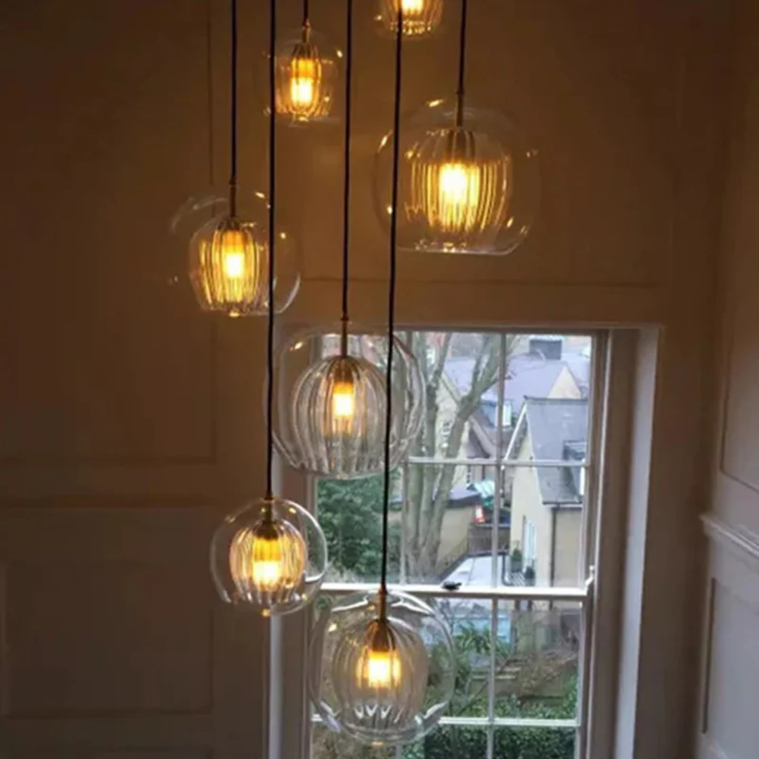 Lustre LED Sphérique Moderne - Sphère Aurora