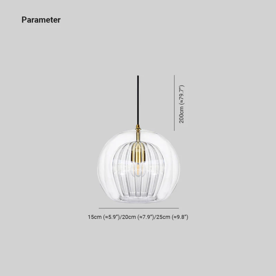 Lustre LED Sphérique Moderne - Sphère Aurora