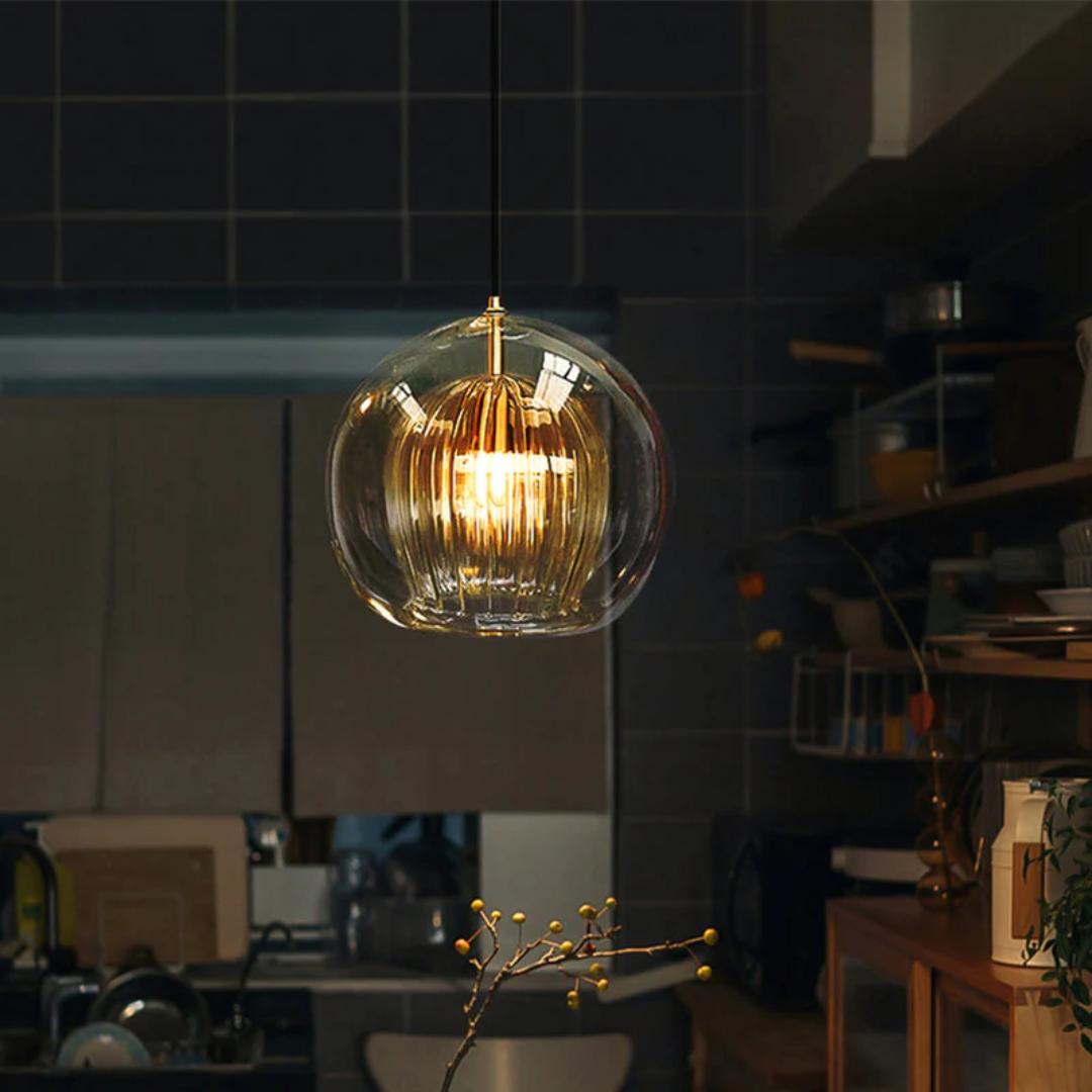 Lustre LED Sphérique Moderne - Sphère Aurora