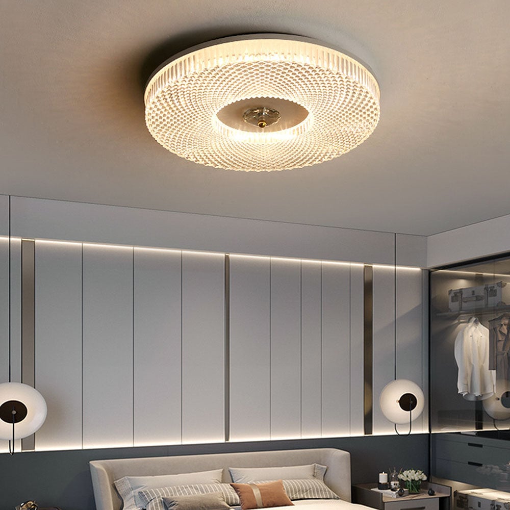 Lustre LED Ultra-Mince Moderne avec Design Élégant