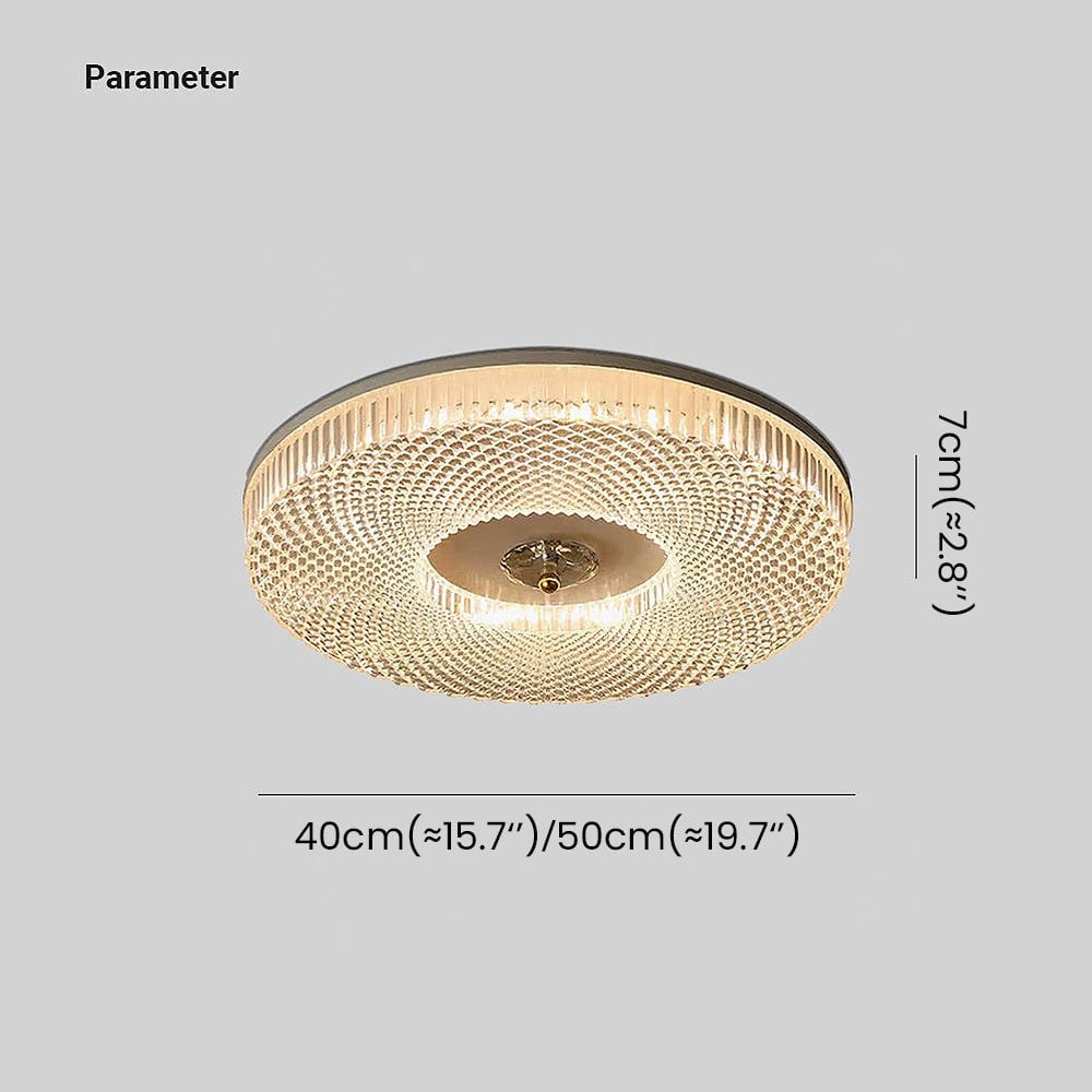 Lustre LED Ultra-Mince Moderne avec Design Élégant