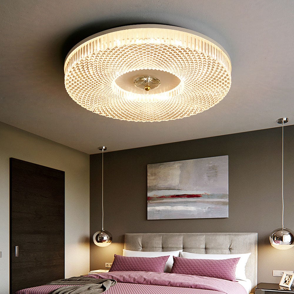 Lustre LED Ultra-Mince Moderne avec Design Élégant