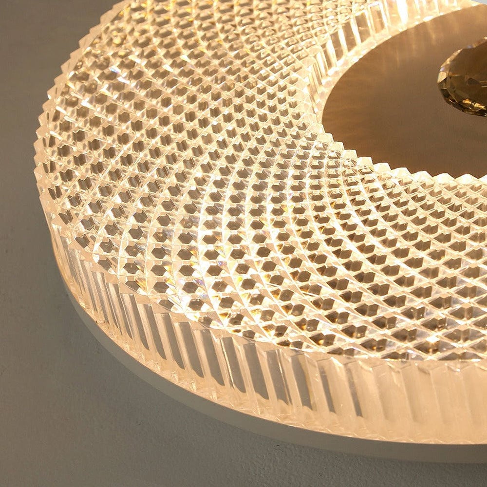 Lustre LED Ultra-Mince Moderne avec Design Élégant
