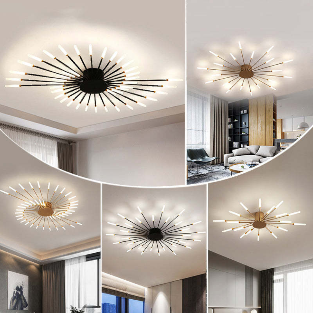 Grand Plafonnier LED Moderne | LumenMax | Économique en énergie