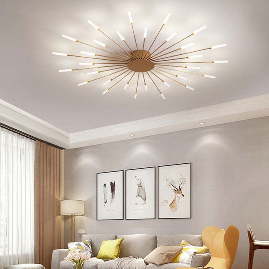 Grand Plafonnier LED Moderne | LumenMax | Économique en énergie