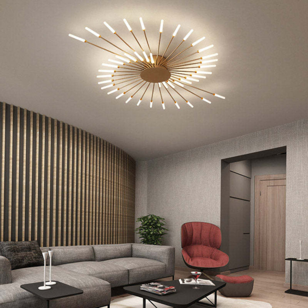 Grand Plafonnier LED Moderne | LumenMax | Économique en énergie