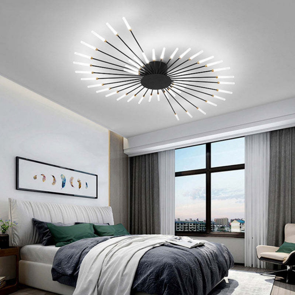 Grand Plafonnier LED Moderne | LumenMax | Économique en énergie