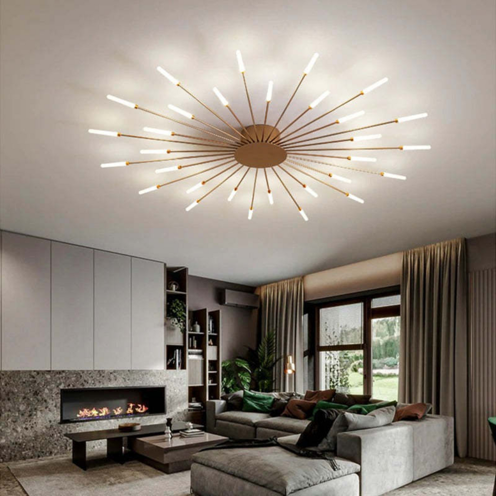 Grand Plafonnier LED Moderne | LumenMax | Économique en énergie