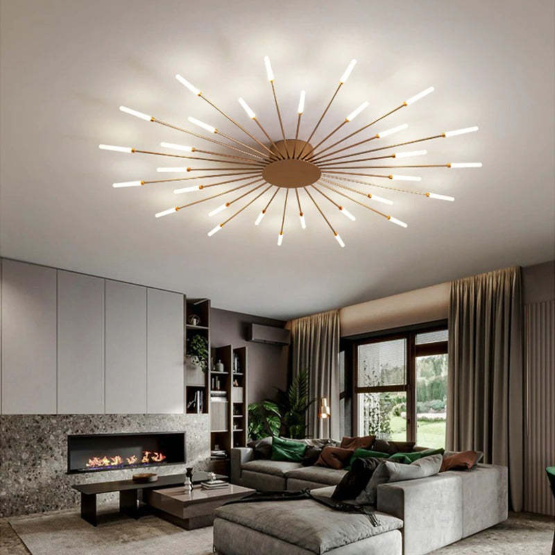 Grand Plafonnier LED Moderne | LumenMax | Économique en énergie