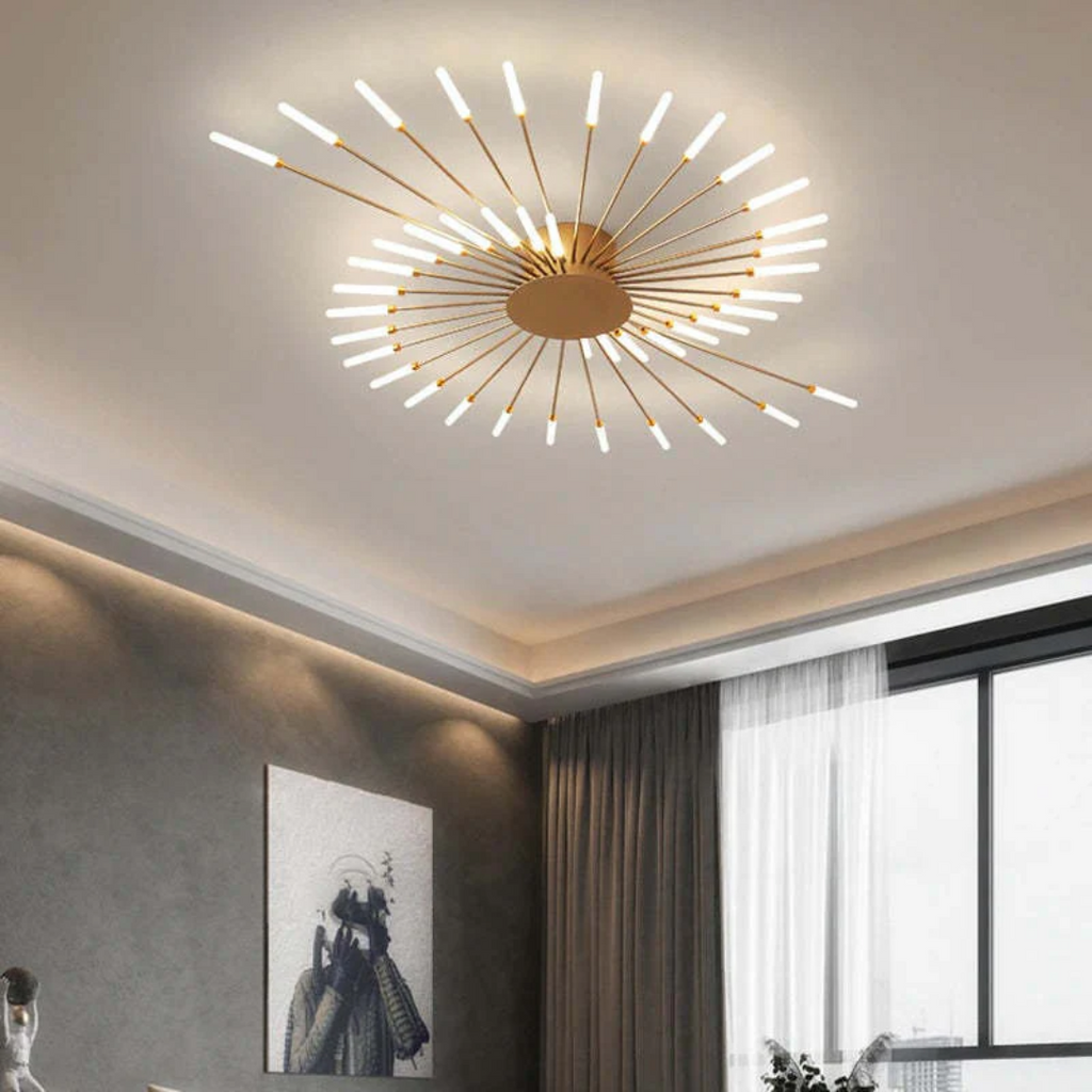 Grand Plafonnier LED Moderne | LumenMax | Économique en énergie