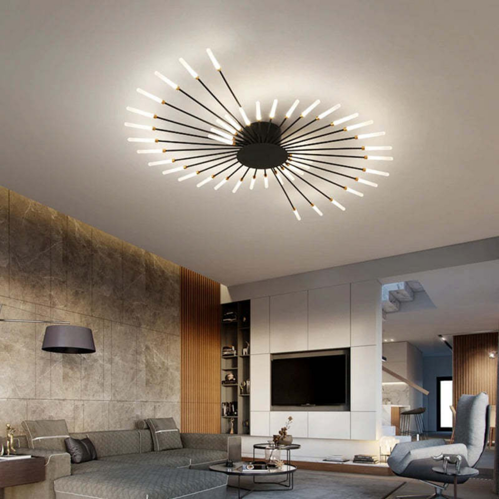 Grand Plafonnier LED Moderne | LumenMax | Économique en énergie