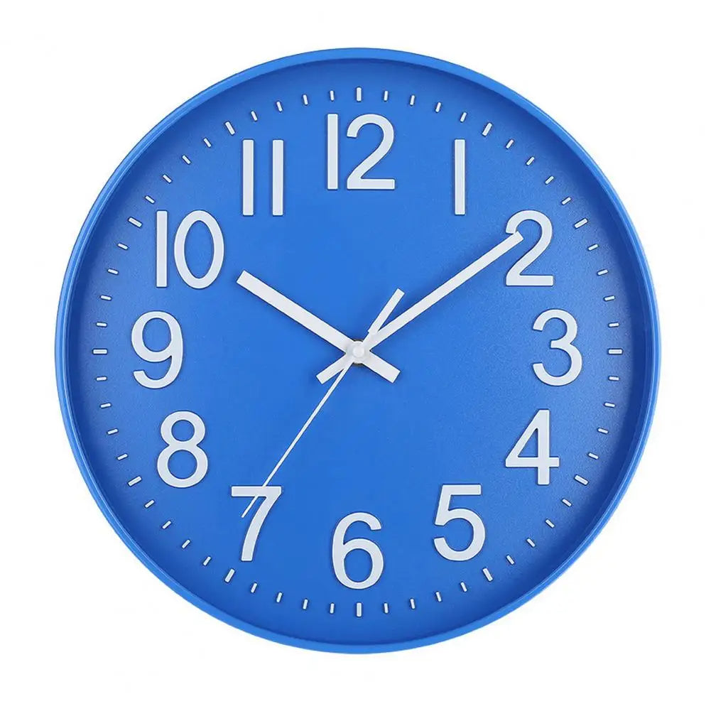 Horloge Murale Moderne Silencieuse - Grands Chiffres | Diamètre 30 cm