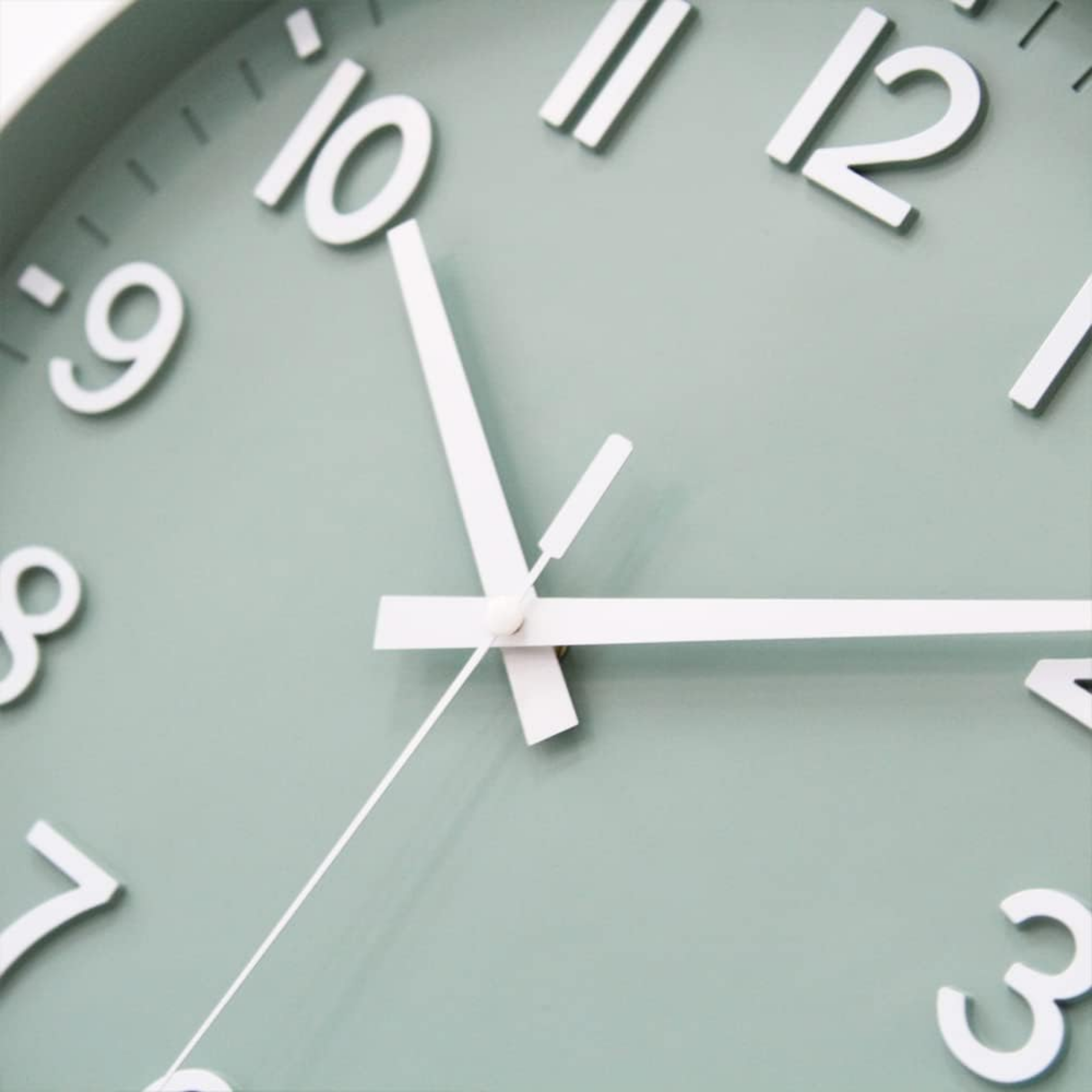 Horloge Murale Moderne Silencieuse - Grands Chiffres | Diamètre 30 cm