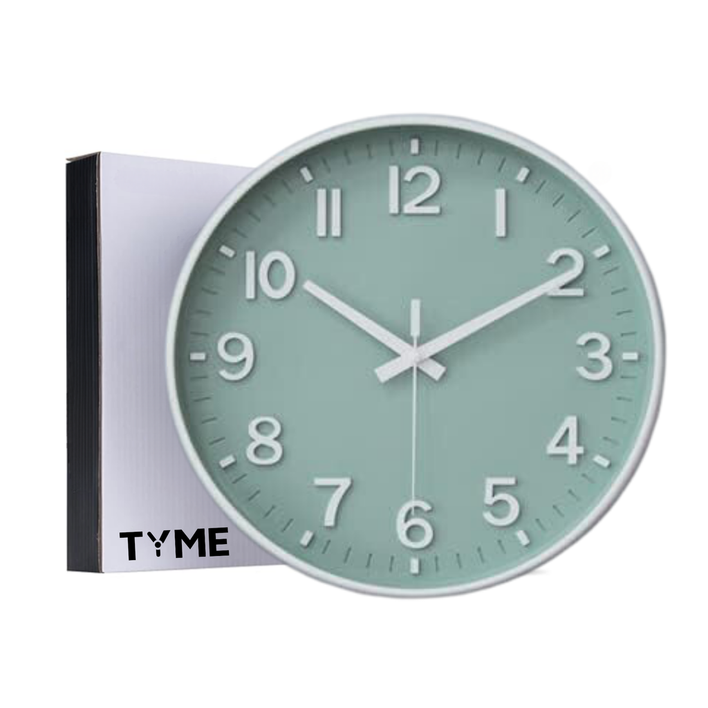 Horloge Murale Moderne Silencieuse - Grands Chiffres | Diamètre 30 cm