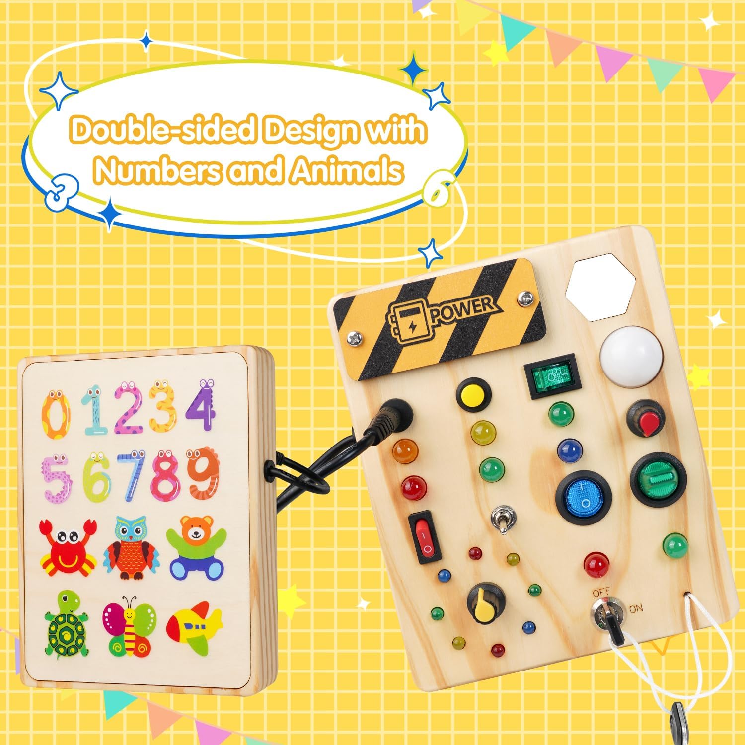 Tableau d'Activités Montessori pour Tout-Petits - Lumières Créatives