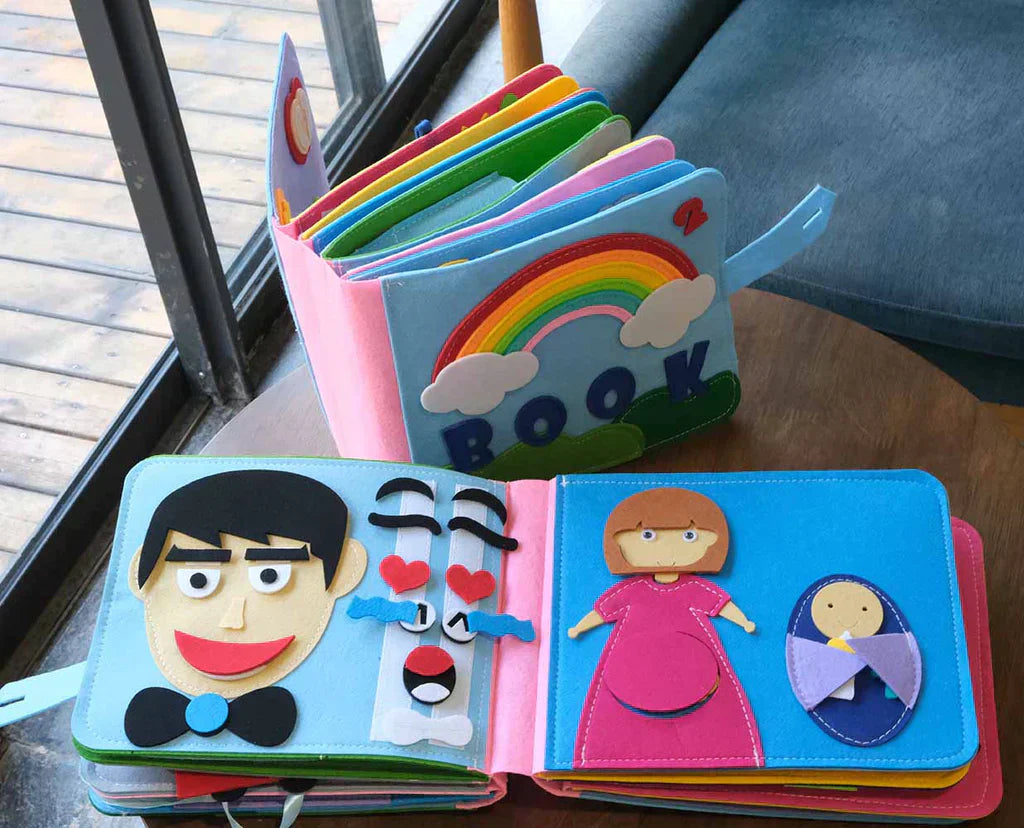 Livre d'Aventures Montessori - Histoires en Feutre