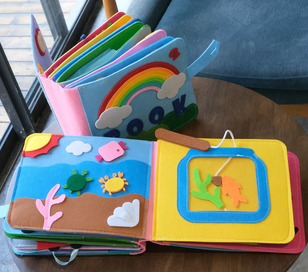Livre d'Aventures Montessori - Histoires en Feutre