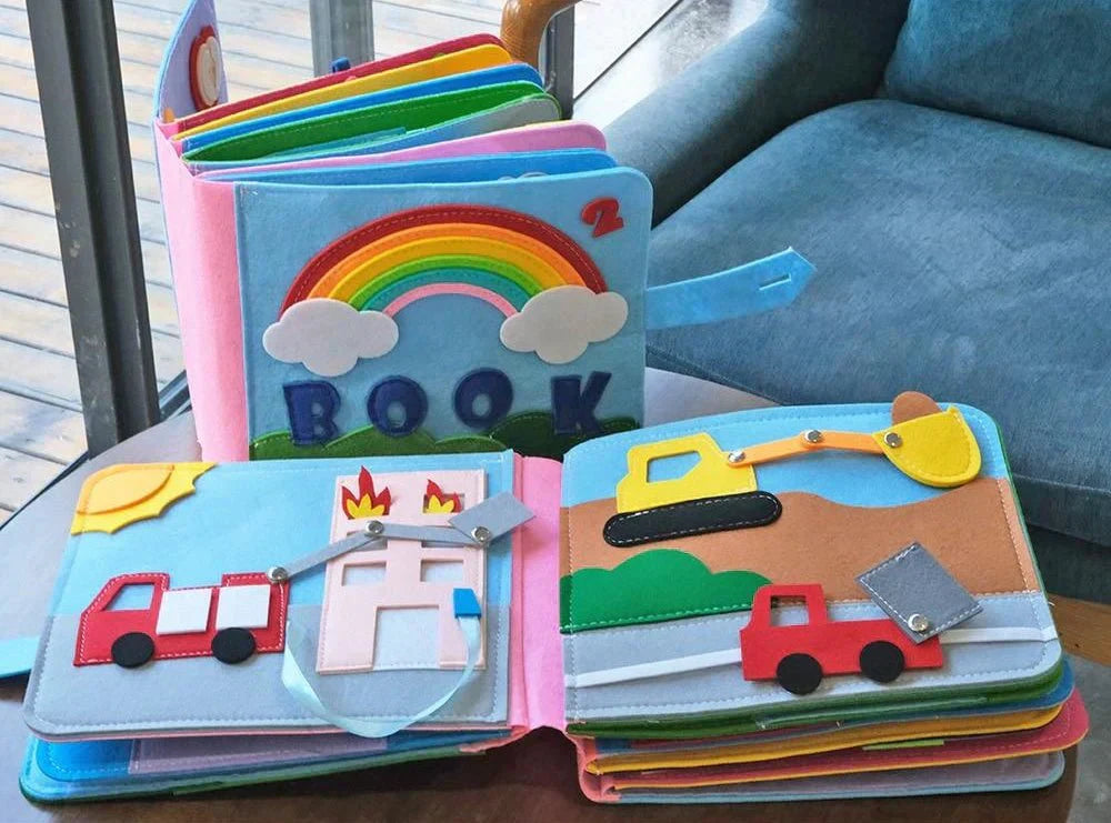 Livre d'Aventures Montessori - Histoires en Feutre