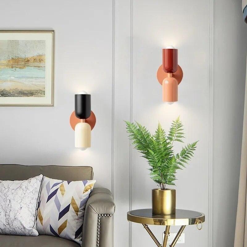 Applique Murale Design Double – Accent Lumineux Moderne Scandinave