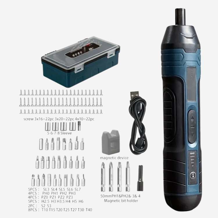 Ensemble de Tournevis Électrique Sans Fil Multifonction 3.6V