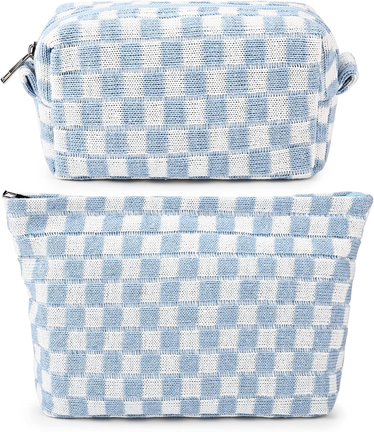 Ensemble de Trousse de Maquillage à Carreaux Indispensable