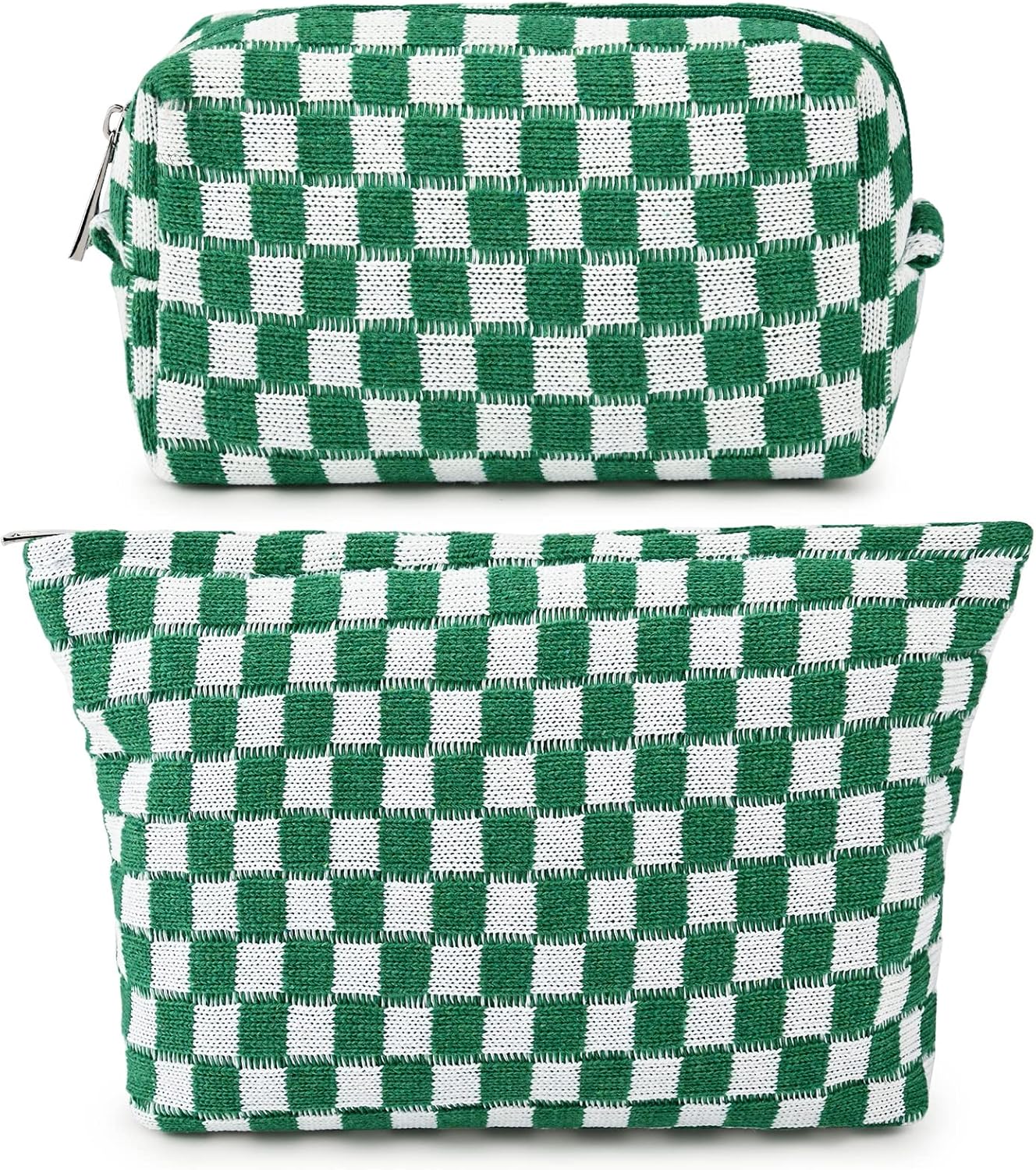Ensemble de Trousse de Maquillage à Carreaux Indispensable