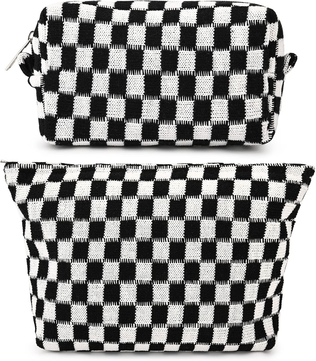 Ensemble de Trousse de Maquillage à Carreaux Indispensable