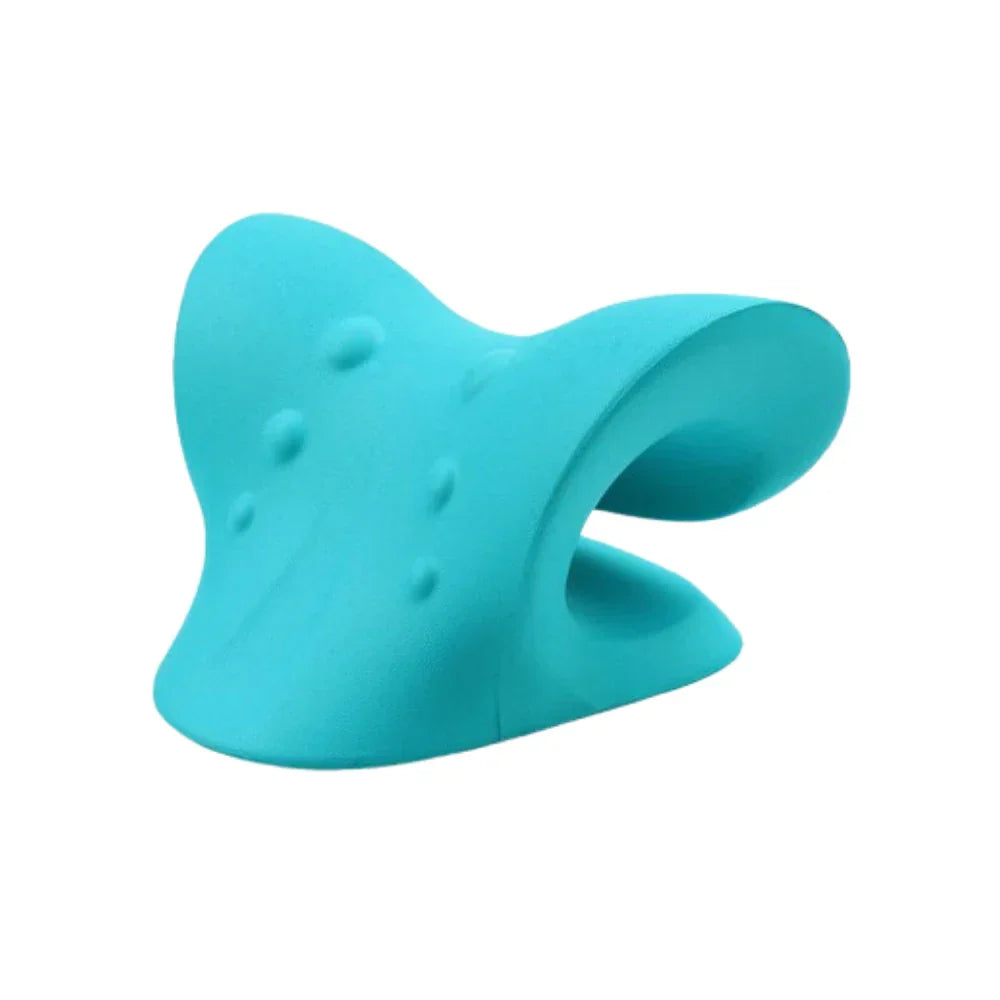 ÉTIREUR DE COU ET D'ÉPAULE - CUSHION DE MASSAGE POUR TRACTION CERVICALE POUR ALIGNEMENT SPINAL